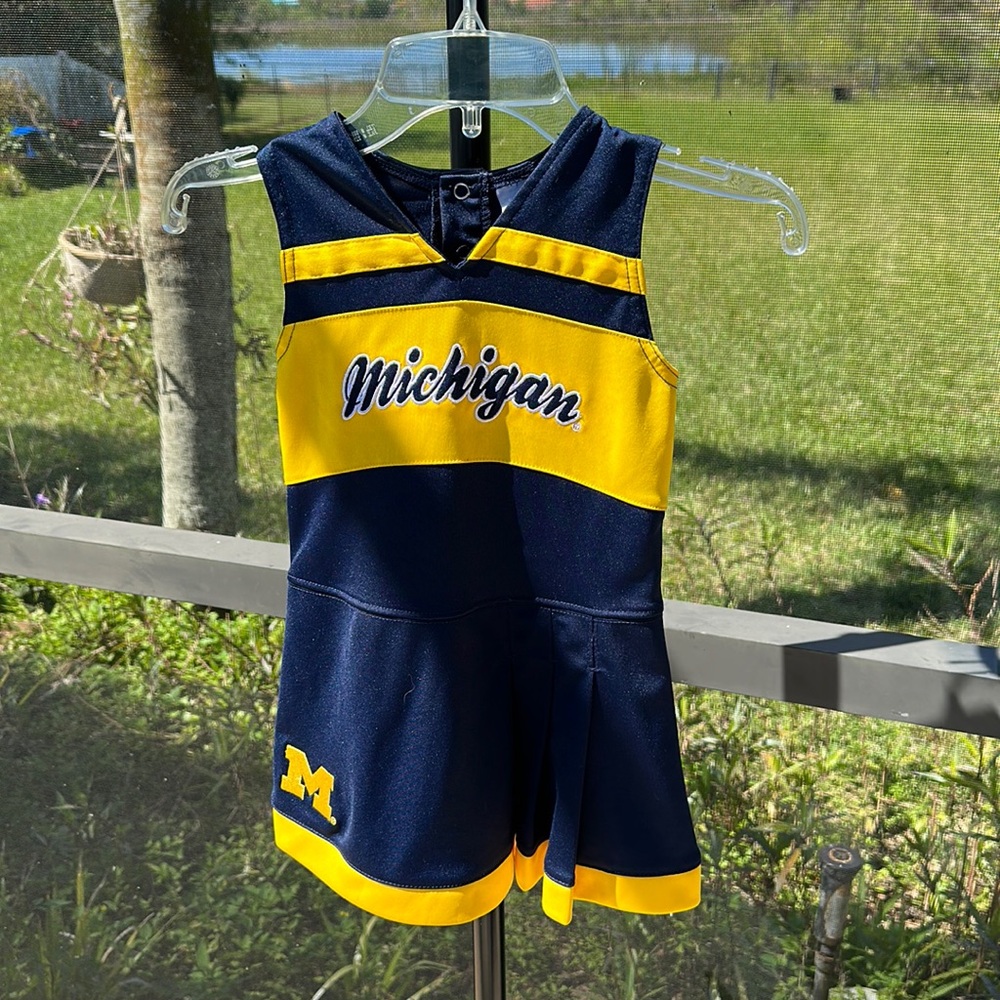 U of M Cheerleader dress costume Toddler 3T University of Michigan -super cute!